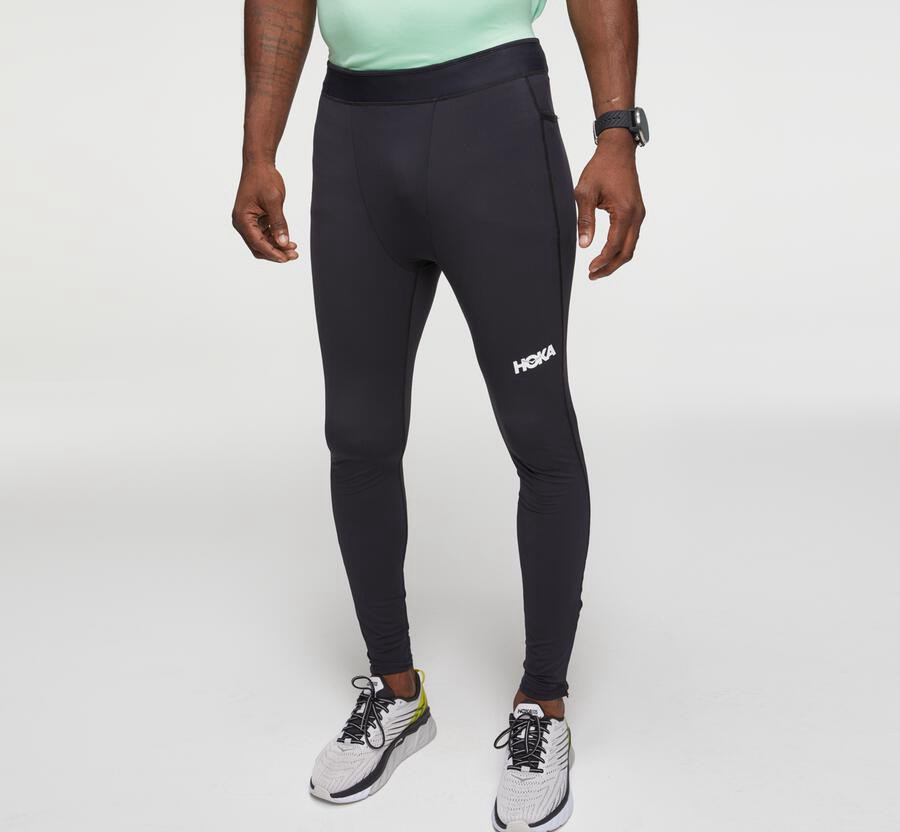 Hoka One One Performance Full Length Tight Byxor Herr - Svarta - AFYTI-2648